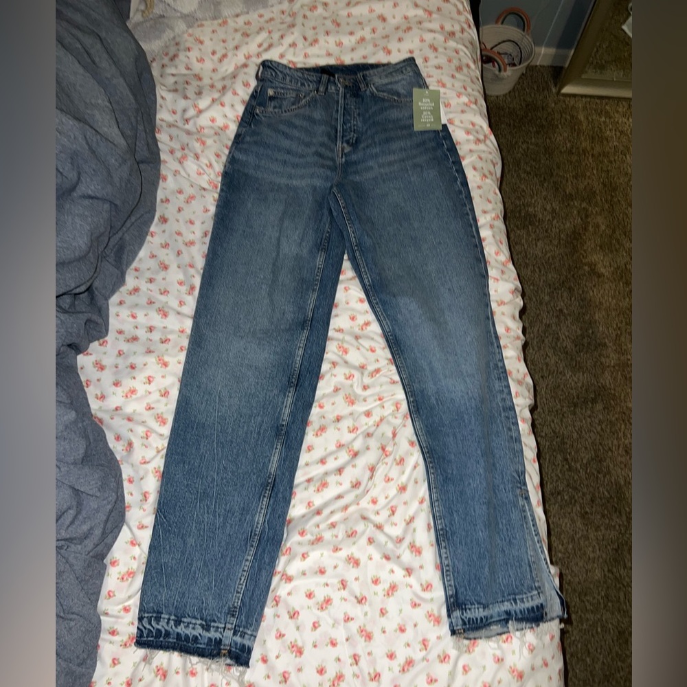 H&M straight high-rise jeans